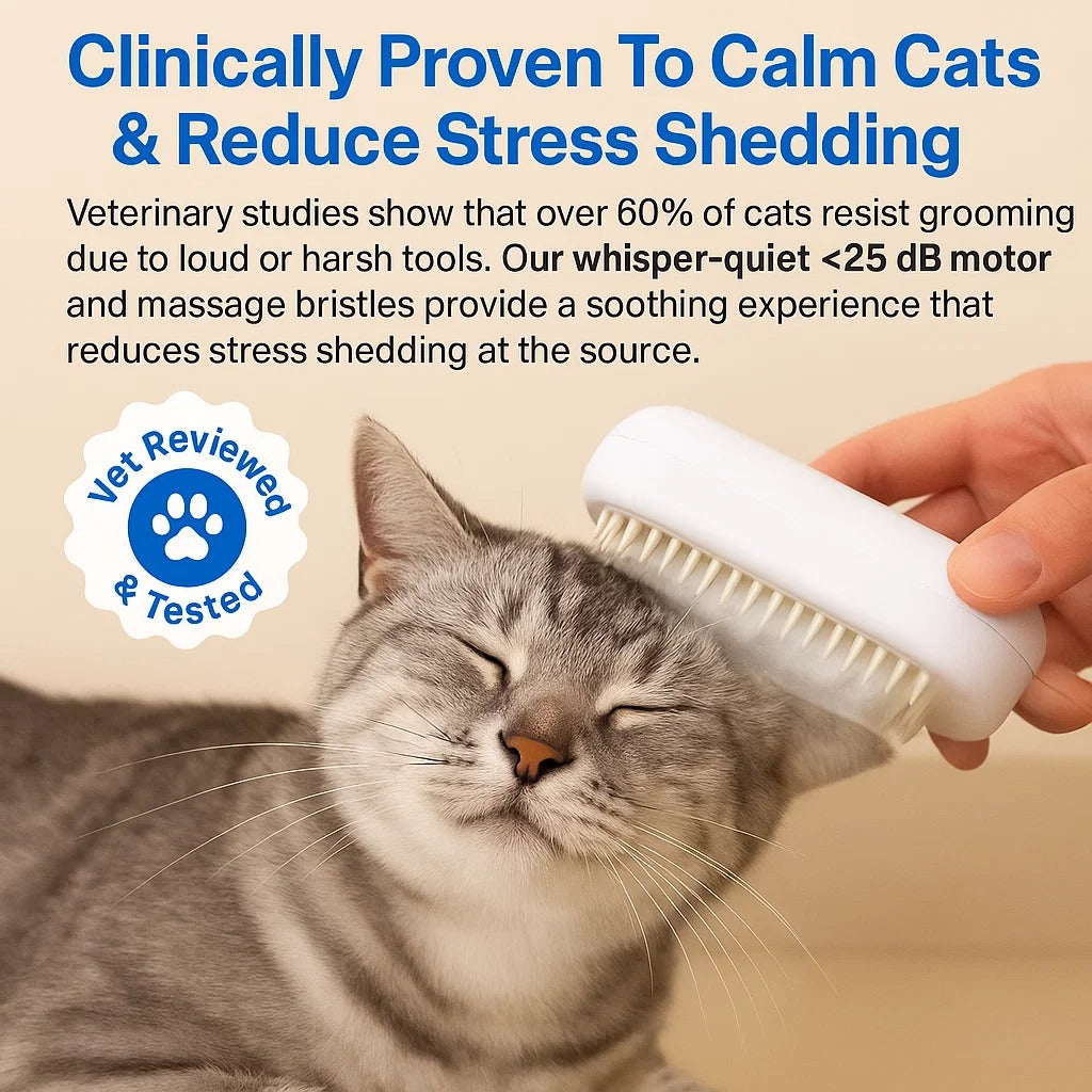 WhisperMist Pro Anti-Shed Grooming Brush